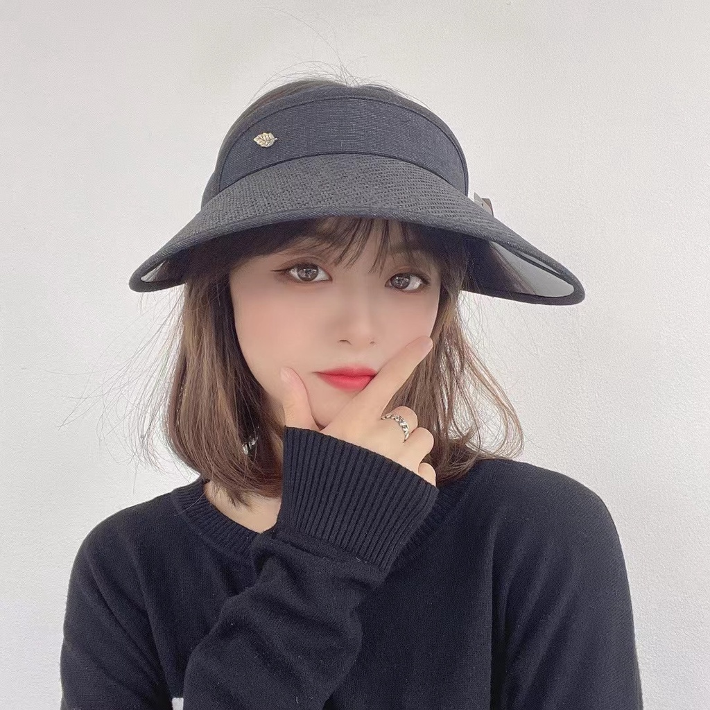 Mũ Rộng Vành Hở Chóp Thời Trang Đi Biển Mùa Hè Cho Phái Nữ