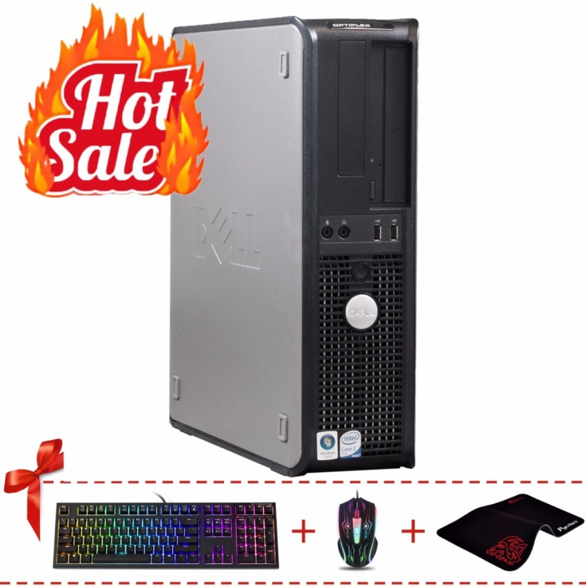 Máy tính văn phòng Dell Optiplex 780 SFF (Core 2 Quad Q6600, Ram 4GB, HDD 320GB) + Quà Tặng - Hàng Nhập Khẩu | BigBuy360 - bigbuy360.vn