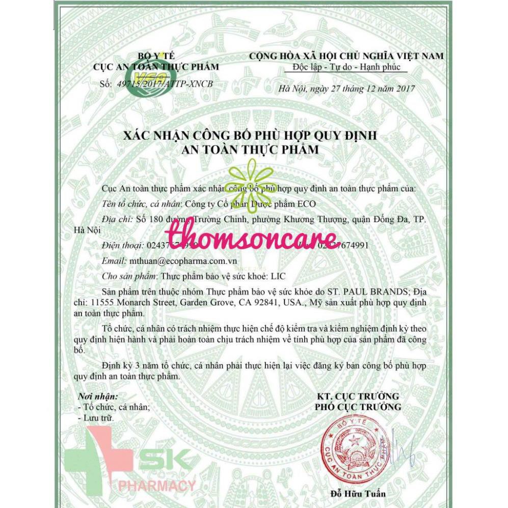 Lic - Giảm cân Có tem tích điểm - Chính hãng, có hóa đơn công ty