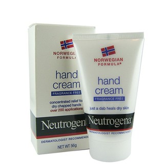Kem dưỡng tay Neutrogena Hand Cream Fragrance free 56g của Mỹ