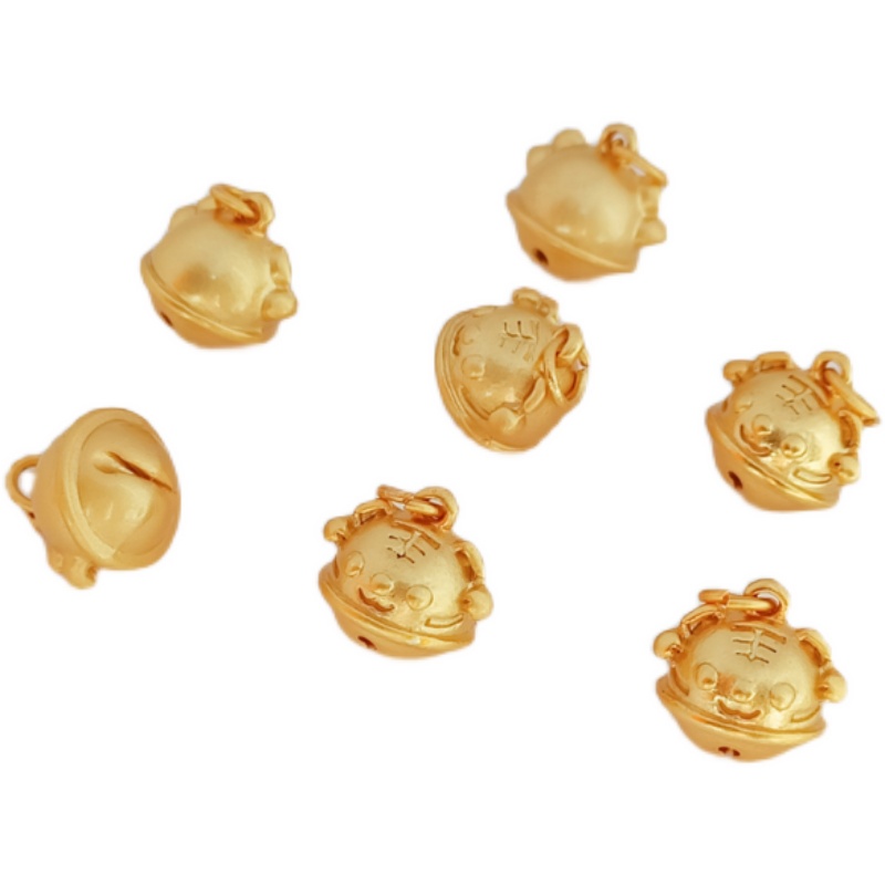 Mặt Dây Chuyền Hình Đầu Hổ Vàng 18K Nhiều Màu Sắc