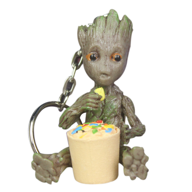 Móc Khóa Hình Nhân Vật Groot Dễ Thương