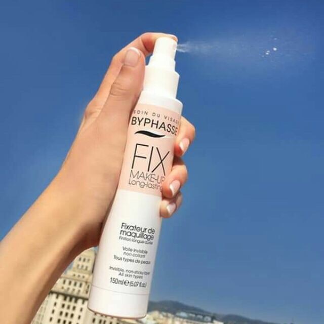 Xịt khoáng Dưỡng Ẩm Khoá Nền Make Up Hoàn Hảo BYPHASSE FIX MAKE UP LONG LASTINF 150ml - NK Tân Ban Nha