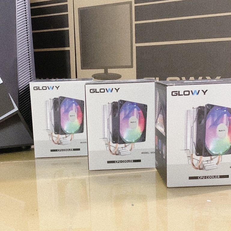 Tản Nhiệt Khí GLOWY GC63 - Led RGB - Hỗ Trợ All CPU - Bảo hành 6 tháng !!!