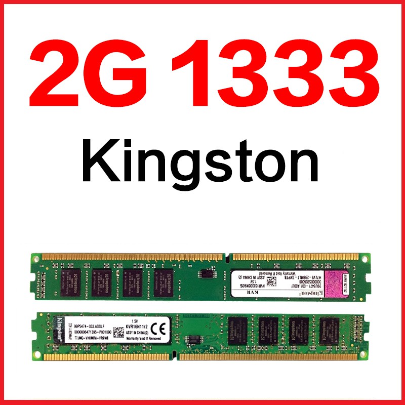 Kingston Ram DDR3 2GB 4GB PC3 1600 1333 MHz Bộ nhớ máy tính để bàn 240pin 2G 4G 8G 1333mhz 1600 MHz 