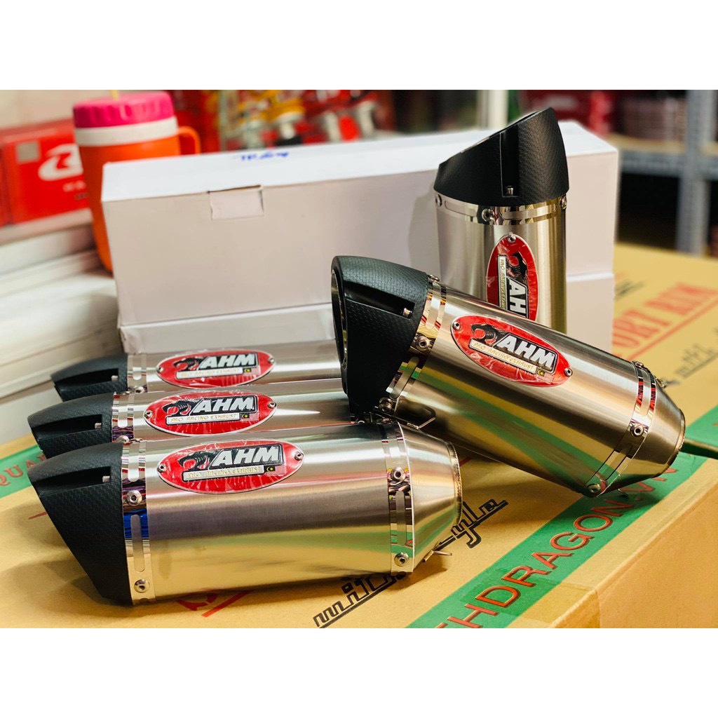 Pô AHM M3 Titan và Bạc Tặng Kèm Tiêu Pô, Ốc bắt lò xo