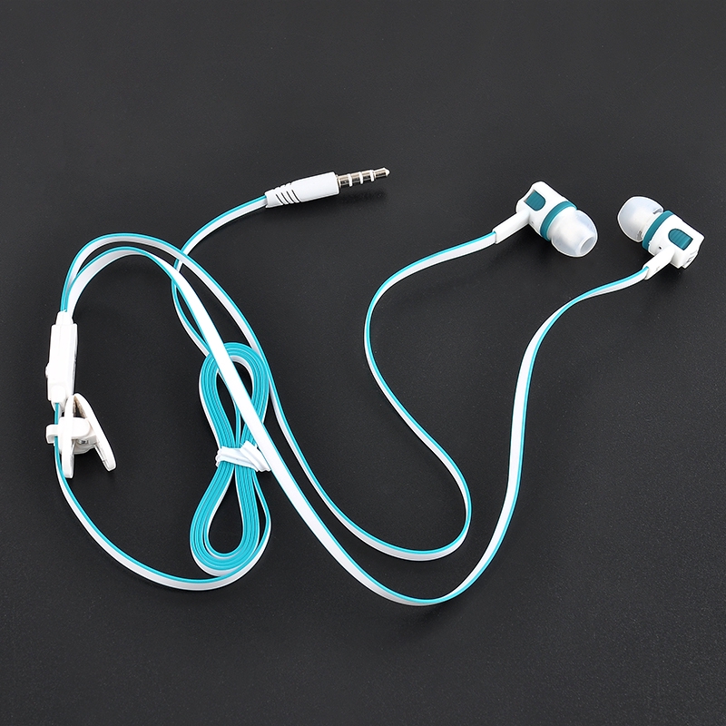 Tai nghe nhét tai có micro với âm thanh trầm giảm tiếng ồn giắc cắm 3.5mm