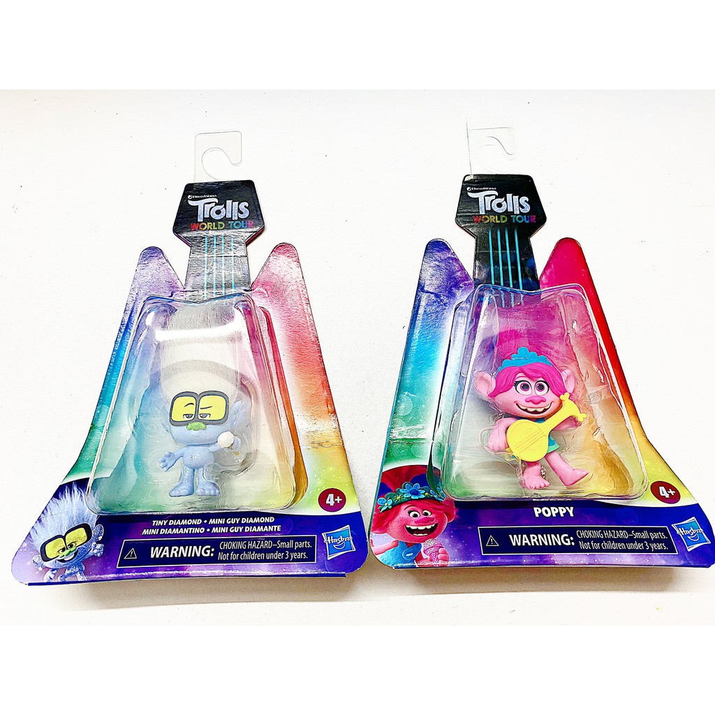 Mô hình nhân vật Trolls World Tour - Hàng chính hãng
