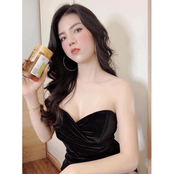Viên Uống Đậu Nành healthy lọ 100vien giúp săn chắc Vòng 1 chính hãng