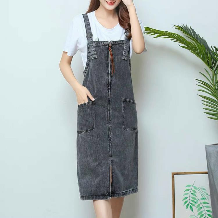 HCM️⚡ Yếm Váy Xẻ Dây Kéo mã: JG_YJS_19