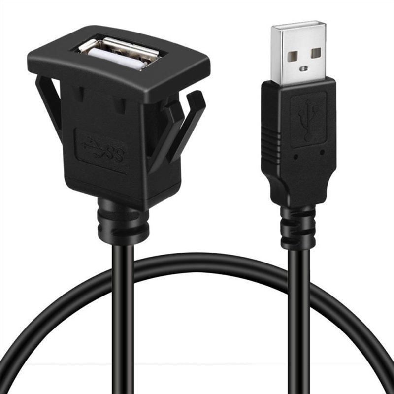 Dây Cáp Nối Dài 1m Usb 2.0 A Male Sang Female Cho Xe Hơi