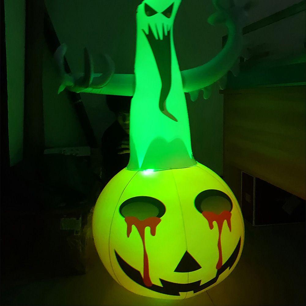 LLOYD Bong Bóng Bơm Hơi Dài 1.2M Hình Bí Ngô Ma Bí Ngô Trang Trí Halloween