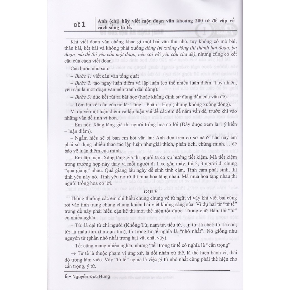 Sách - Hướng dẫn và minh họa Viết đoạn văn Nghị luận xã hội 200 từ (Tái bản 2)