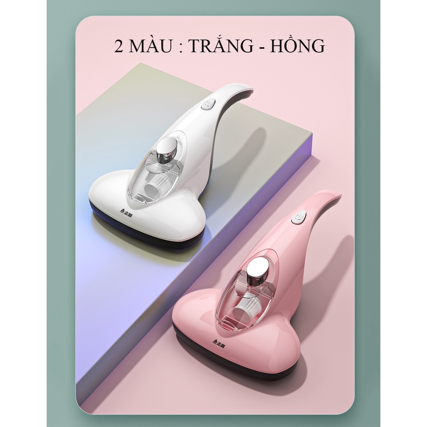 Máy út bụi giường nệm. Máy Hút Bụi Cầm Tay,Máy Hút Bụi Giường Nệm Sofa Chigo Không Dây,Lực Hút 10000PA Diệt Khuẩn Tia UV