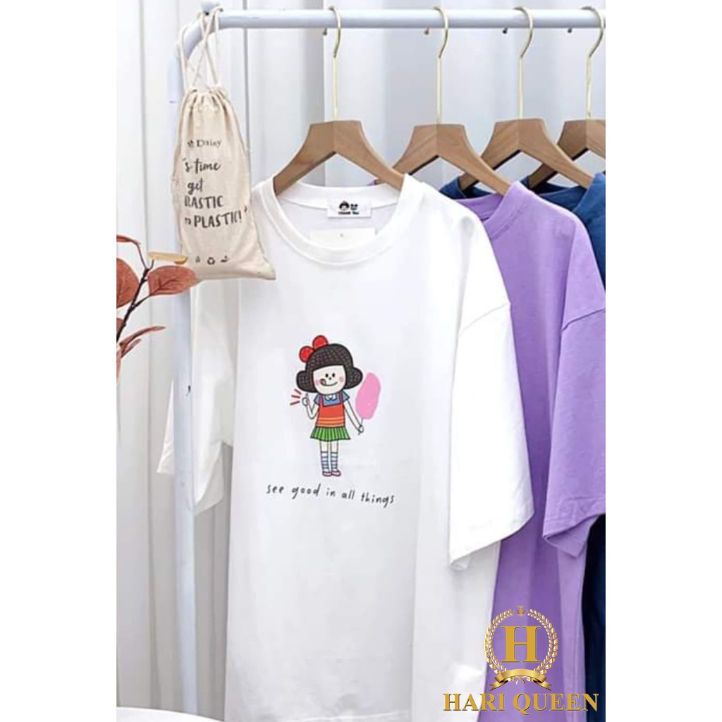 FREE SHIP ĐƠN TỪ 50K Áo phông em bé kẹo bông DTR0620 1