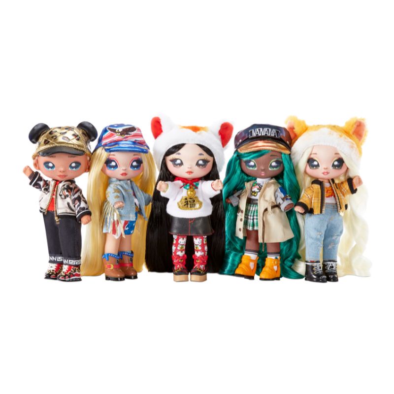 Đồ Chơi NA NA NA Bộ Đôi Lấp Lánh Búp Bê Thời Trang Và Pom Sành Điệu 119319EUC