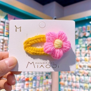 [Handmade Crochet] Kẹp tóc len