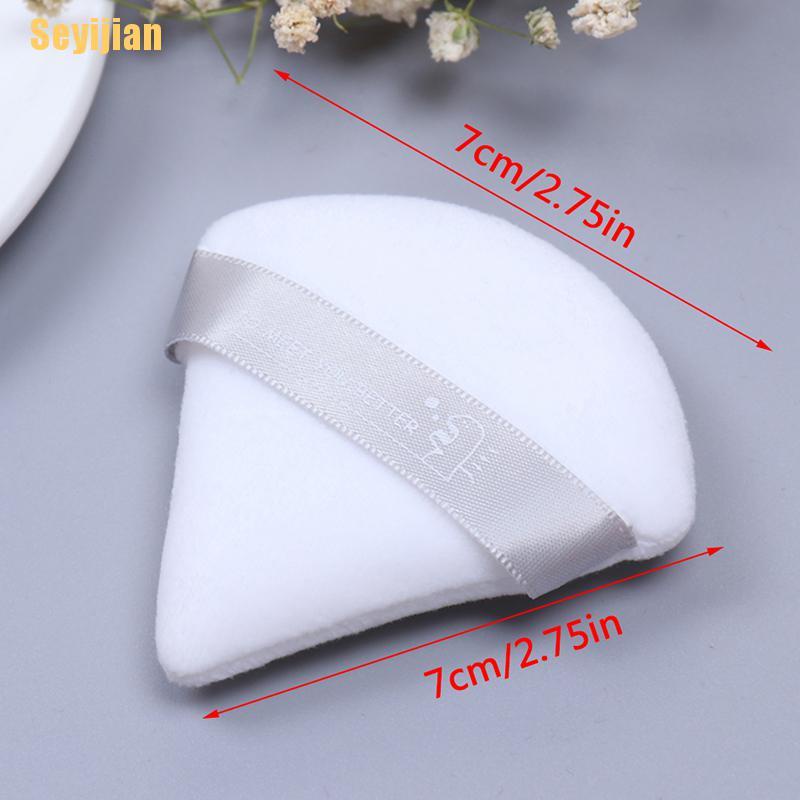 Mút Trang Điểm Hình Tam Giác Mini Bằng Cotton Satin