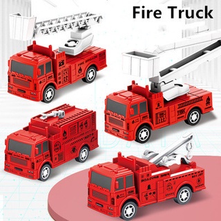 Set 4 Xe Cứu Hỏa Đồ Chơi Lưng Cho Bé