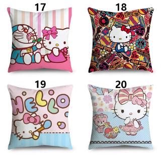 Vỏ Gối Polyester Chất Lượng Cao In Hình Hello Kitty