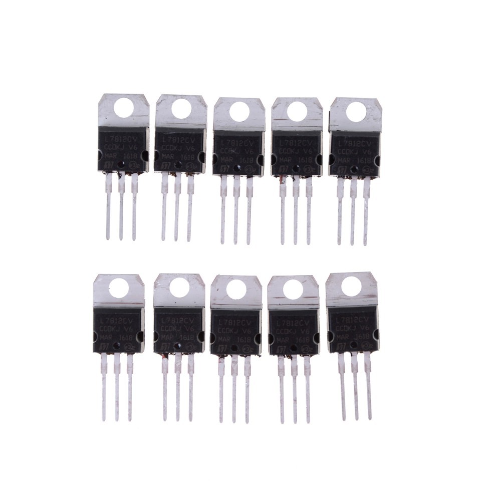 Set 10 Điện Áp IC L7812CV L7812 TO-220 12V Chuyên Dụng