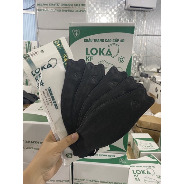 [MẪU MỚI TRÌNH LÀNG] COMBOO 5 CHIẾC KHẨU TRANG KF94 CÔNG NGHỆ HÀN QUỐC LOKA/ LONG SƠN/ DUY KHÁNH 5 MÀU XANHTRẮNGHỒNG ĐEN