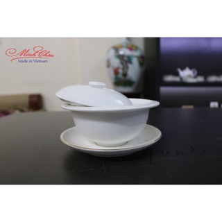 Combo thố chưng yến+thìa+đĩa lót