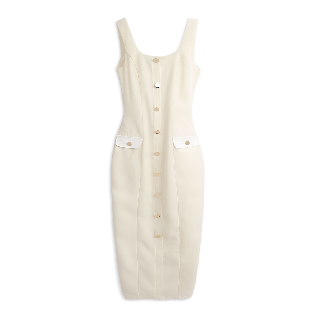 Đầm Dài Nữ Sleeveless Square Neckline , Chất Cotton tai , WDD000029_SOMEHOW