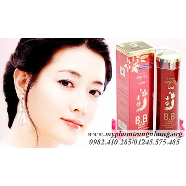 KEM NỀN BB HỒNG SÂM ĐỎ MY GOLD SPF45 40ML CHÍNH HÃNG