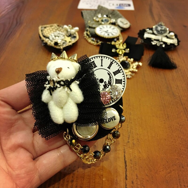 Ghim cài áo hình bông hoa sang trọng dành cho nữ