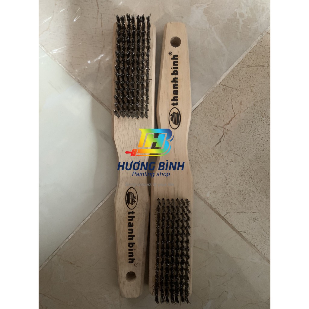 Bàn chải sắt cán gỗ Thanh Bình