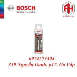 Bộ mũi khoan Inox Bosch HSS-Co 1.5mm (10 mũi) 2608585873