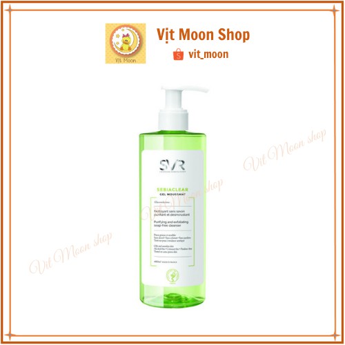 Sữa Rửa Mặt Sebiaclear Gel Moussant (Ét Vê Rờ)