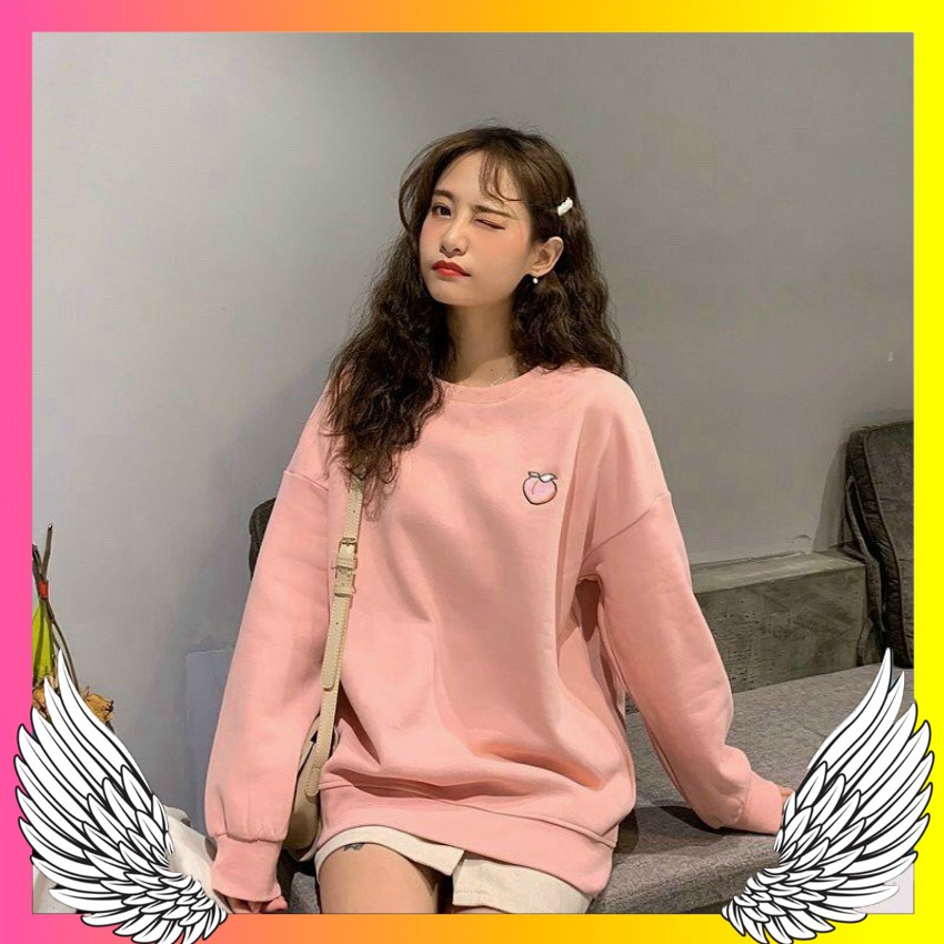 𝐌𝐚̂̃𝐮 𝐇𝐨𝐭 ÁO SWEATER NỈ BÔNG THÊU TRÁI CÂY MẪU MỚI( KÈM VIDEO SP) (mới ra lò)