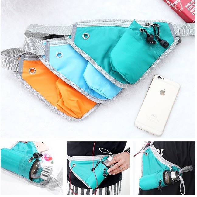 Túi đeo hông Chạy bộ Có ngăn đựng Bình nước - Túi đeo thể thao