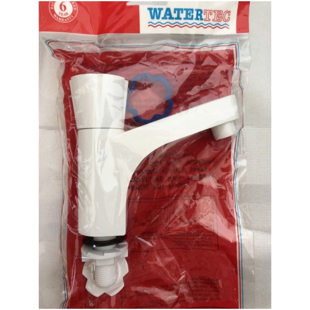 Vòi lavabo tay vặn nhựa thân cao Watertec Malaysia - WT0063