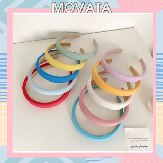 Bờm tóc Movata cho bé cài tóc màu trơn đáng yêu hàn quốc rẻ đẹp BD34
