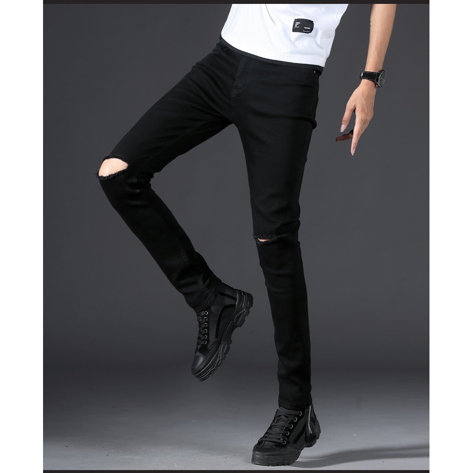 Quần Jean Nam Đen Chất Bò Dáng Đẹp | BigBuy360 - bigbuy360.vn