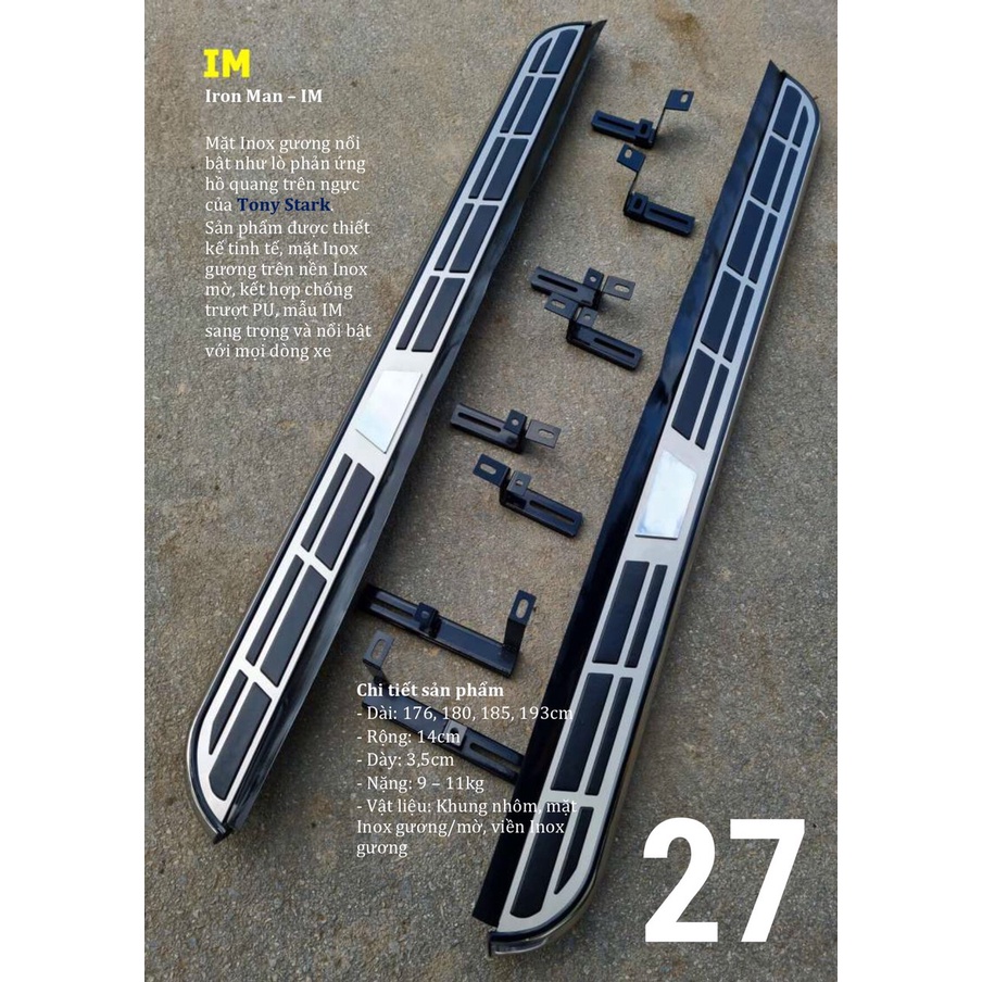 Bậc lên xuống, bệ bước chân cho SUZUKI ERTIGA mới nhất