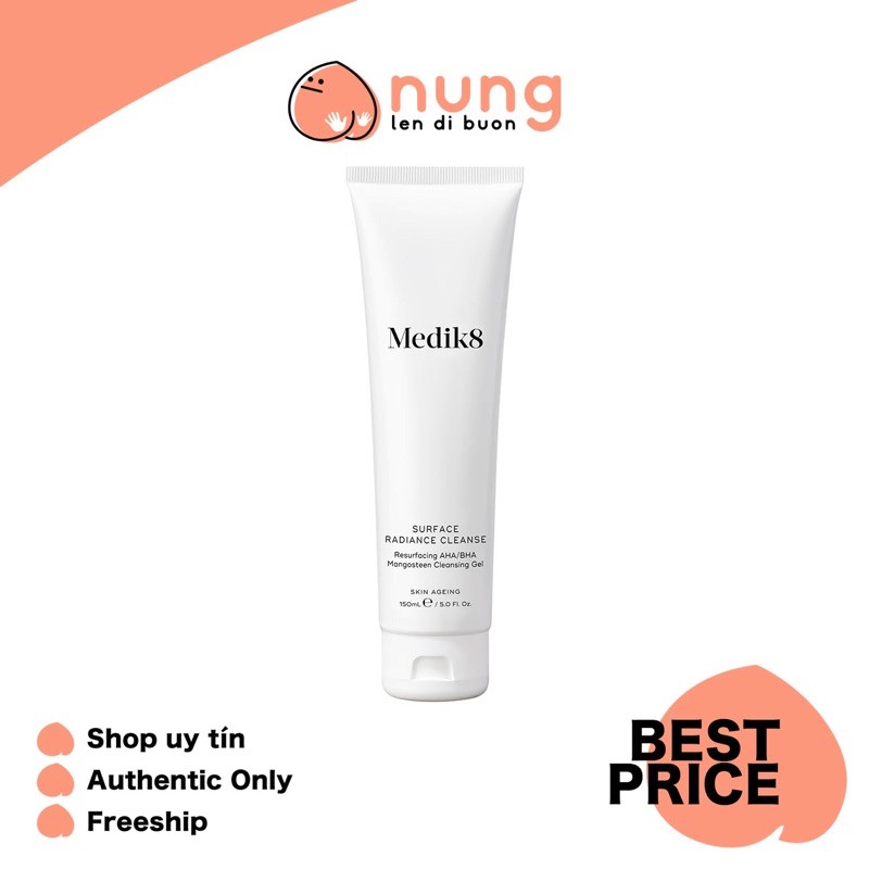 Sữa rửa mặt Medik8 Surface Radiance Cleanse 150ml
