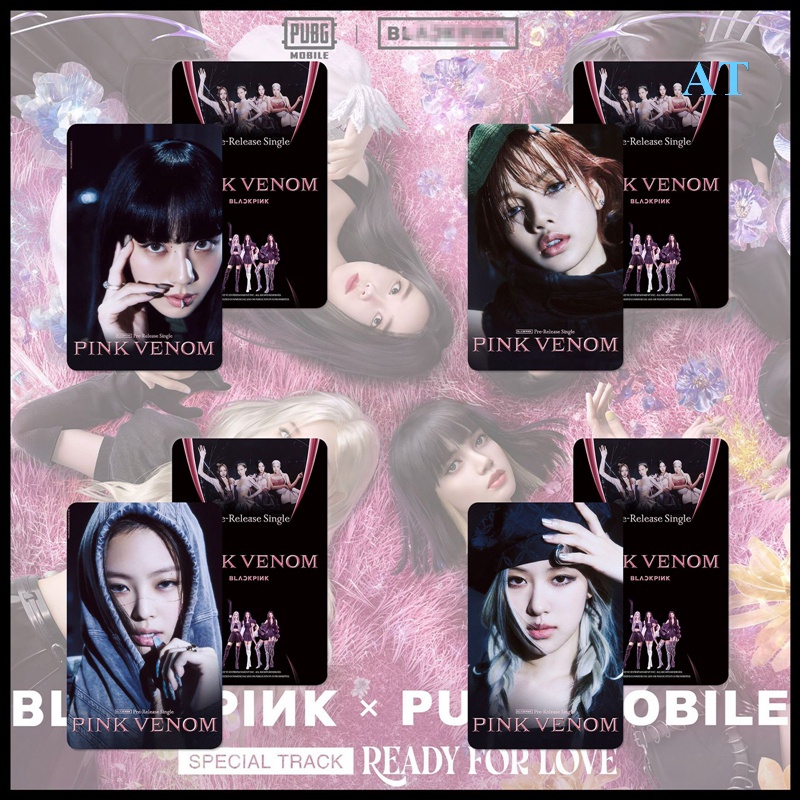 Bộ 8 Tấm album Ảnh Nhóm Nhạc Blackpink Thẻ