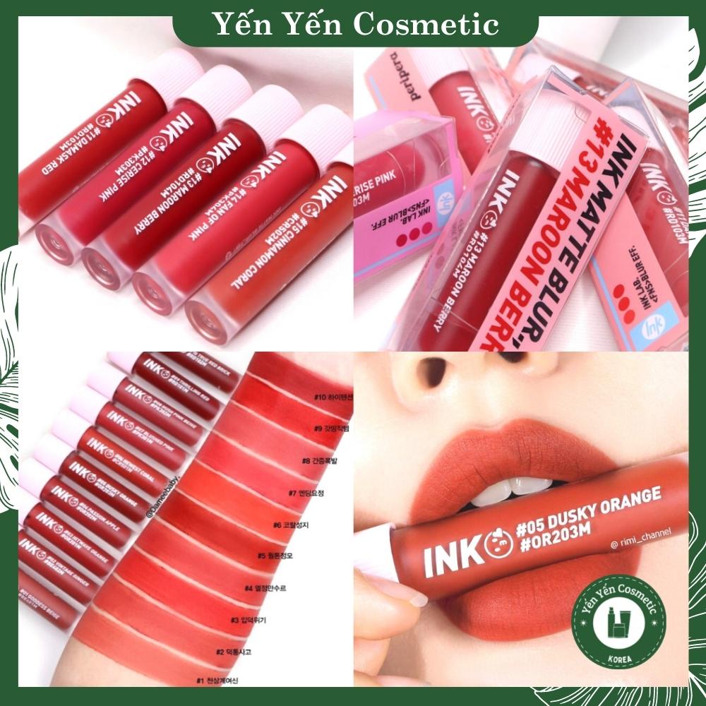 Son Kem Lì Siêu Mịn Peripera Ink Matte Blur Tint (có Bill)