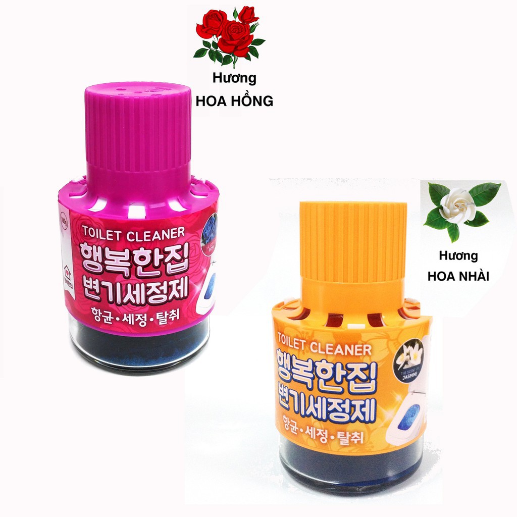 NHẬP KHẨU CHÍNH HÃNG - Chai (Cốc) Thả Bồn Cầu Hàn Quốc 180gr - Haengbokanjip Sỉ và Lẻ