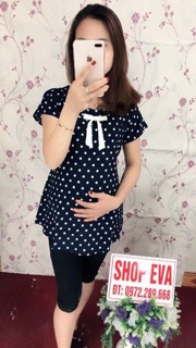 Áo bầu combo 2 bộ
