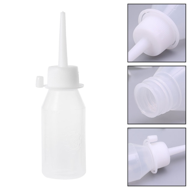 Bình Đựng Dầu Dạng Xịt Màu Trắng Trong Suốt Dung Tích 50ml Tiện Dụng