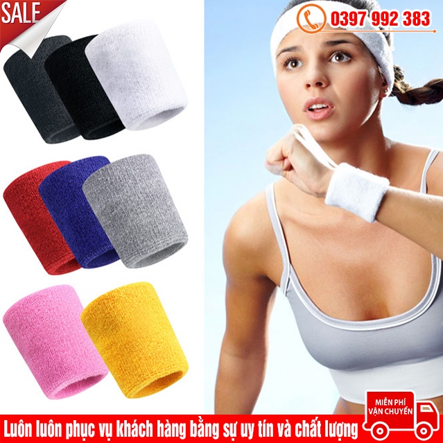 Bao Cổ Tay Thể Thao Thời Trang Hàn Quốc Thấm Hút Mồ Hôi Tốt Chuyên Dụng Cho Việc Tập Gym, Tập Yoga Dành Cho Nam/Nữ