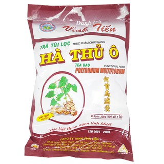 Trà Hà Thủ Ô gói 100 túi lọc x 2g Vĩnh Tiến