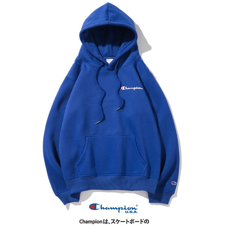 Áo Hoodie Cotton Thêu Chữ Champion Thời Trang Cho Nam Nữ | BigBuy360 - bigbuy360.vn