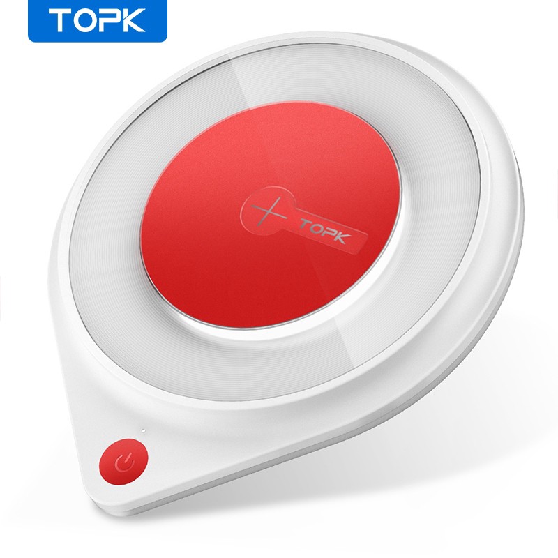 Đế Sạc Nhanh TOPK B03W Không Dây Dành Cho Điện Thoại Android Và Iphone 10W - TopLink