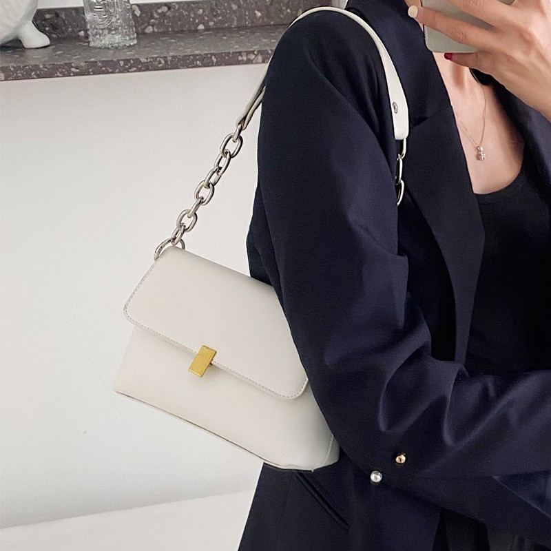 Túi Đeo Chéo Nữ Dáng Vuông Phong Cách Retro Thời Trang